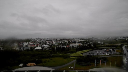 Perlan over Reykjavík - East yesterday